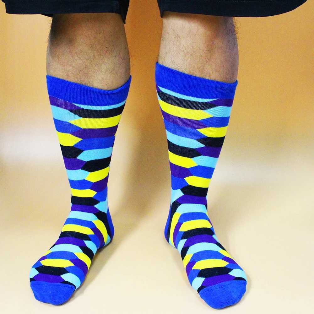 6 Pairs Fashion Casual Women and Men Socks Art Van Gogh Stripe Harajuku Fruit Animal Sloth Beer Funny Socks Dress Cotton SocksXJ241118