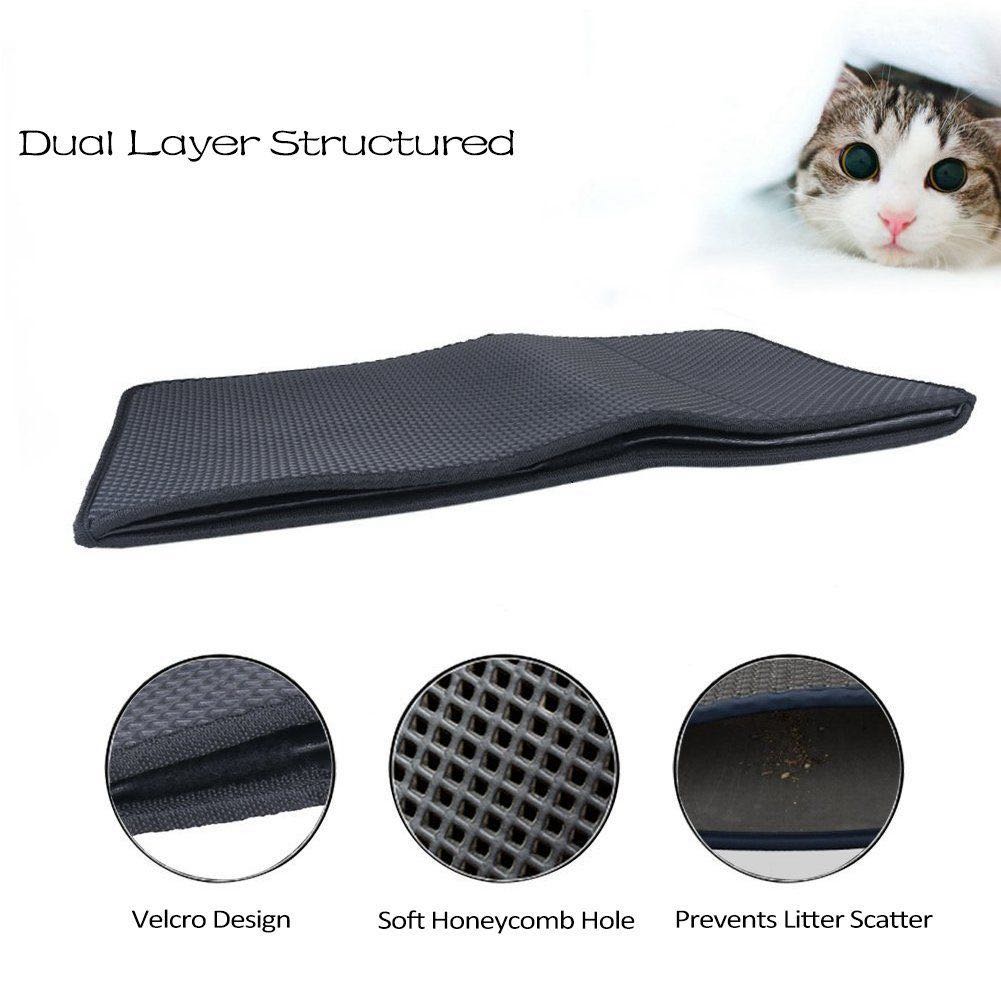 Pet Litter Mat Waterproof Double Layer Pet Non Slip Mat Washable Cat Mat Pet Supplies