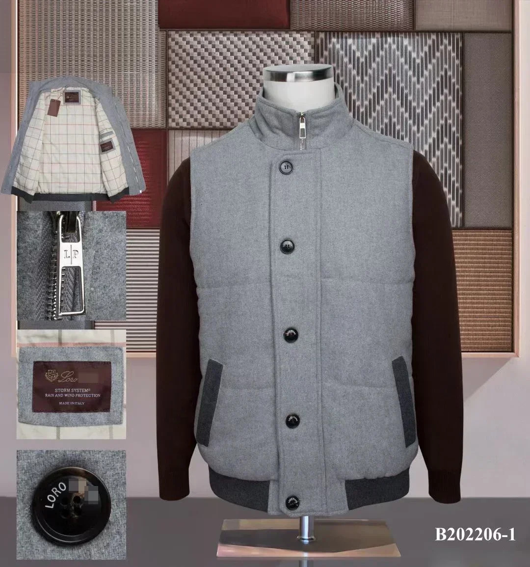 BILLIONAIRE BLKA CPTG Vest Men 2024 Autumn Winter Comfortable New Business Casual Button Pocket Big M-4Xl High Quality Coat