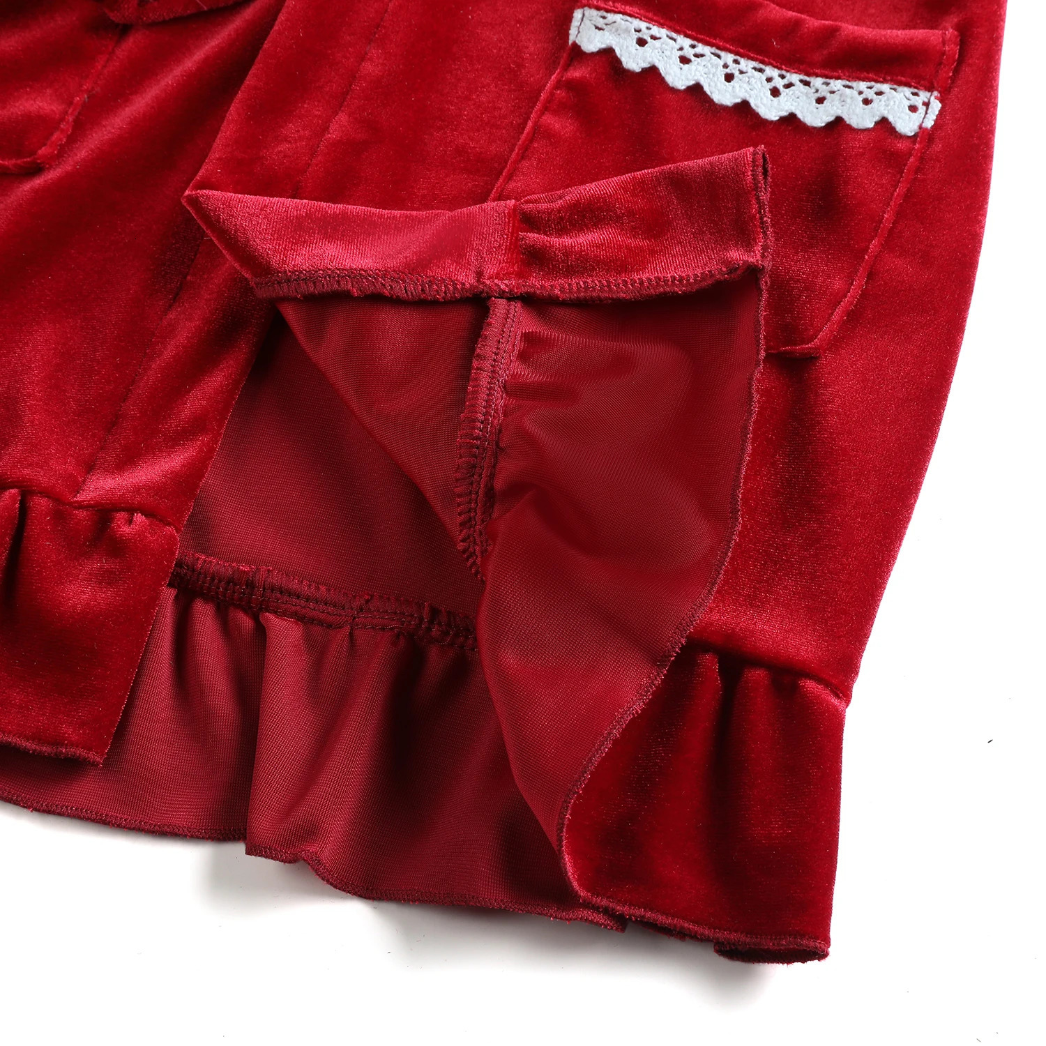 Baby pajamas childrens white velvet family matching Christmas pajamas set 241118