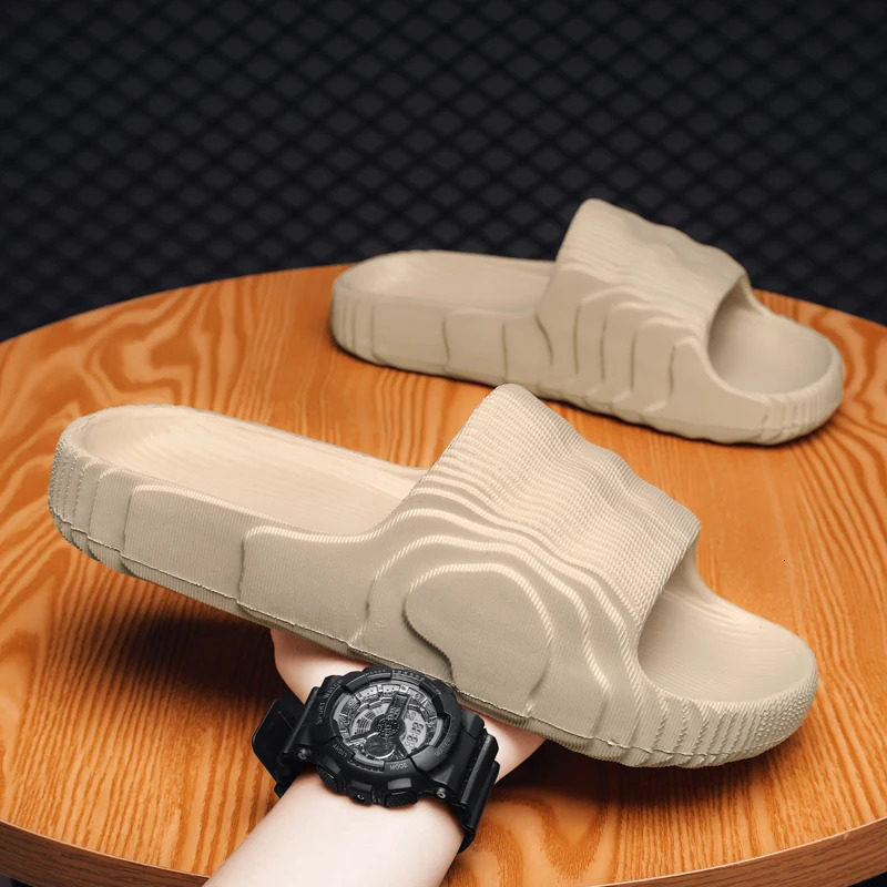Summer Beach Outdoor Slides Ladies Slippers Outside EVA Soft Bottom Unisex Bathroom Bath Sandal Flip Flops Flat Shoes 241118