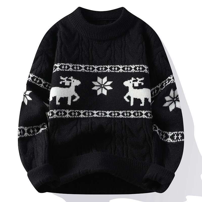 New Fall Winter High End Cashmere Sweater Men Thick Warm Mens Sweaters With Dr Korean Haruku Christmas Jumper S251110