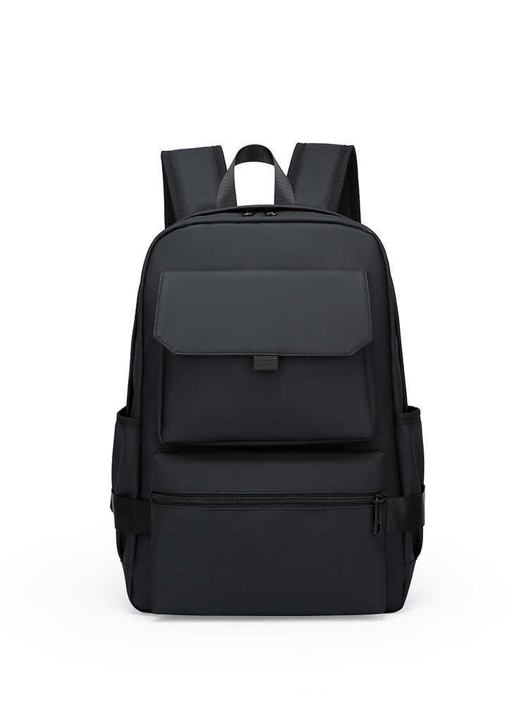 Leisure backpack, men's fashionable business backpack, college student backpack, large capacity waterproof travel backpack