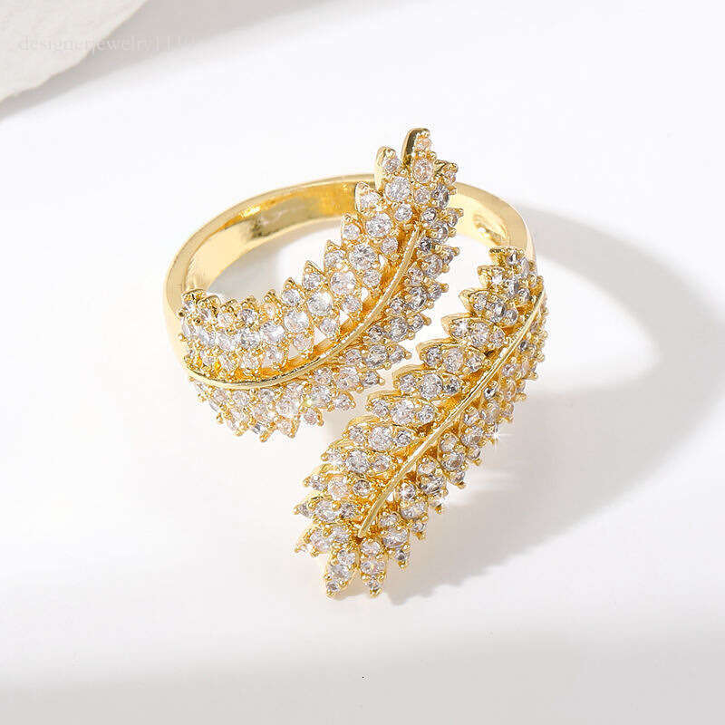 Fashion design ring wheat ear style open adjustable women's ring Christmas gift