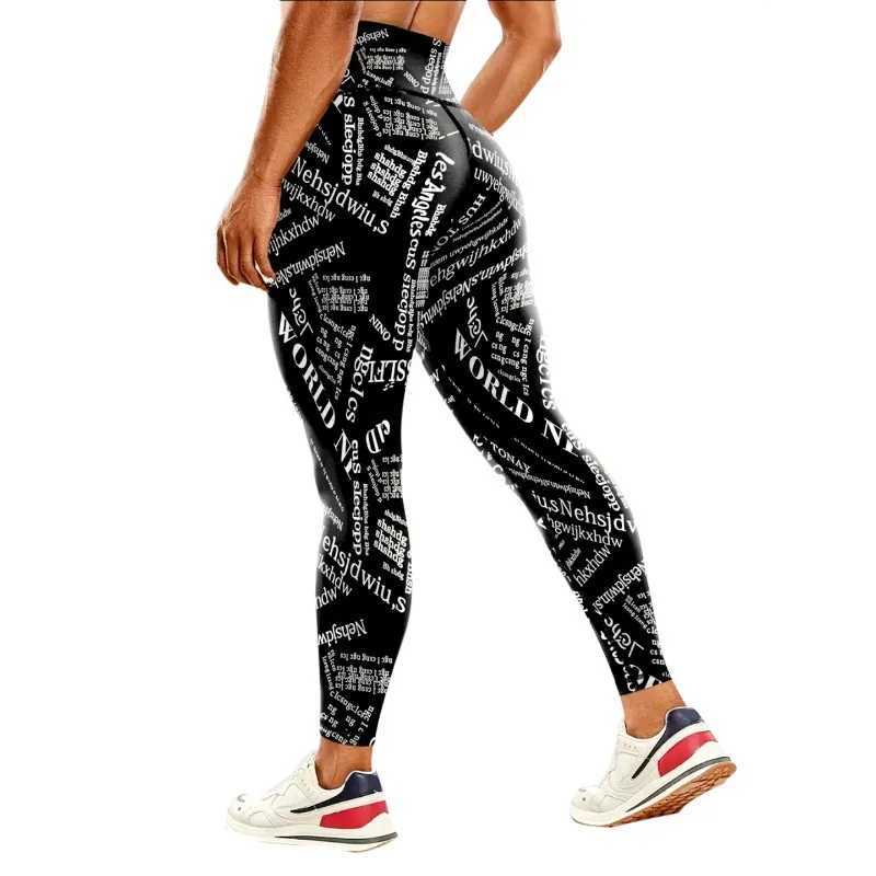 New Arrival Seamss high waisted nude fall printed pants Wens Hip lifting ggings quick drying exercise yoga clothing gym leggings Wens Hip lifting ggin