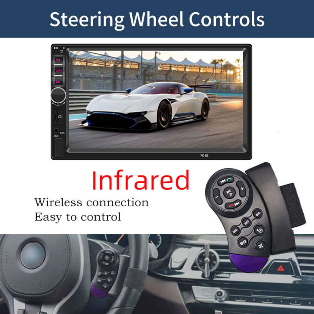 Carplay Android Auto Car Radio 2 Din Multimedia Video Mp5 Player 7inch Touch Screen Bluetooth with Remote Control Car dvd
