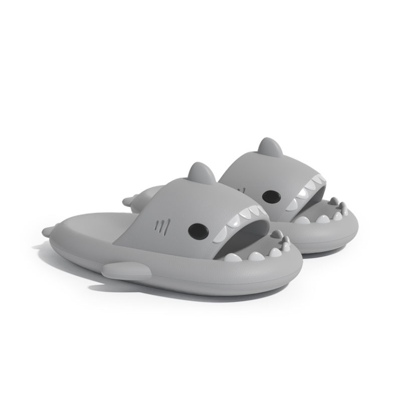 Female Shark Summer Indoor And Outdoor Home Bathroom Thick Sole Durable Couple Cool Slippers Male
