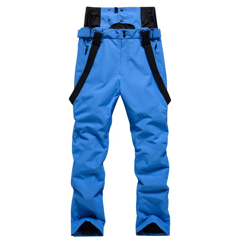High Quality Outdoor Windproof Waterproof Breathable Double Layer Winter Ski pants Snow Trousers ski Snowboarding Pants Ma 241118
