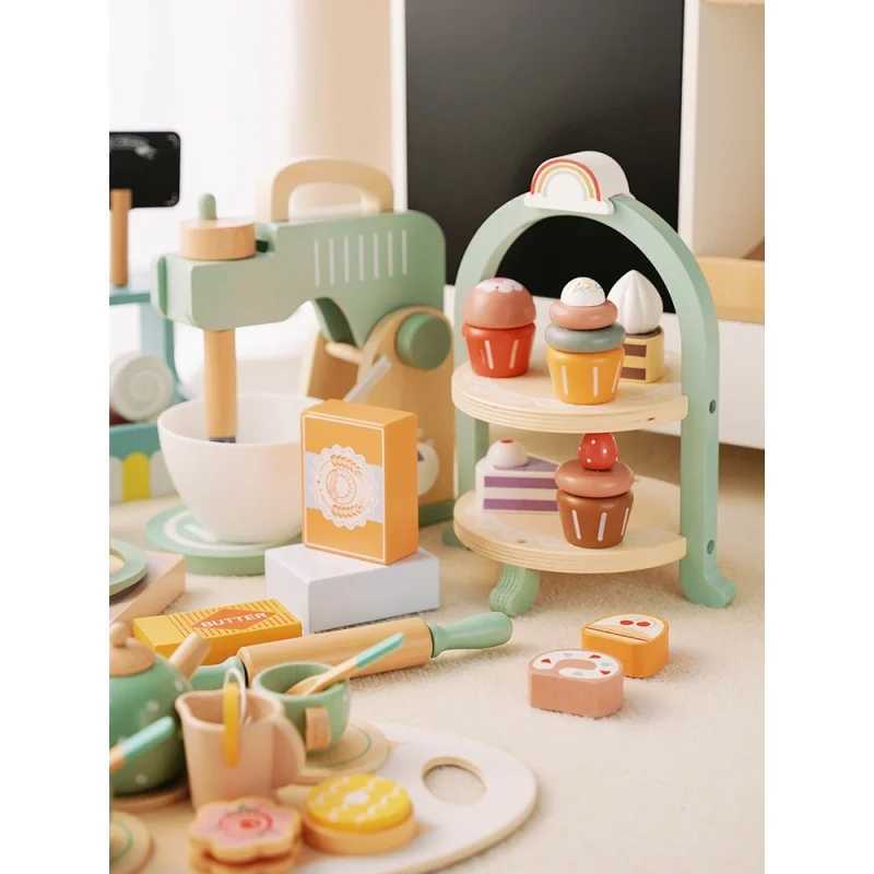 Hot selling ice cream home silation teapot tea set girls afternoon kitchen birthday gifts childrens toys Free shipping