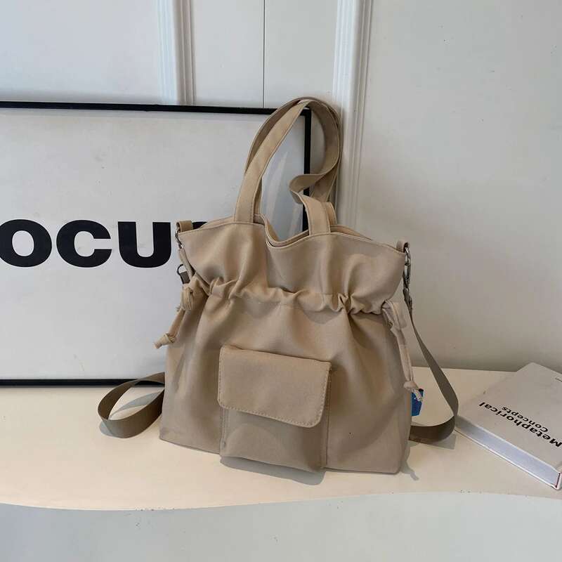 Sewing Thread Nylon Zipper Ladies Tote Simplicity Casual 2025 New Youth Shoulder Bags for Women Free Shipping Bolso Mujer