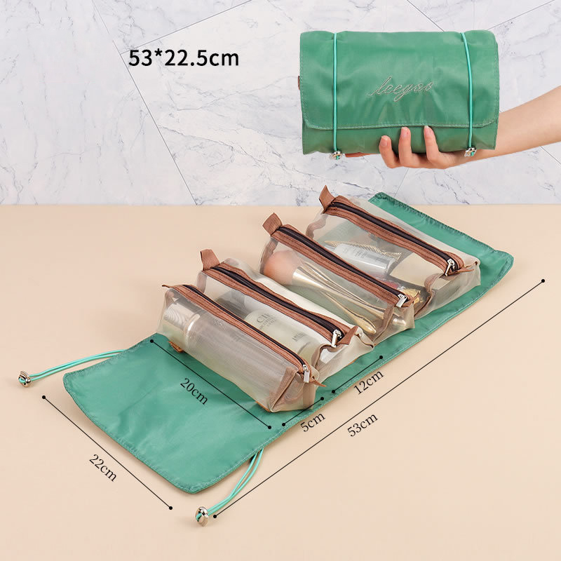 The tote bag new make-up bag four-in-one travel portable multi-functional large-capacity removable wash storage bag bag bag