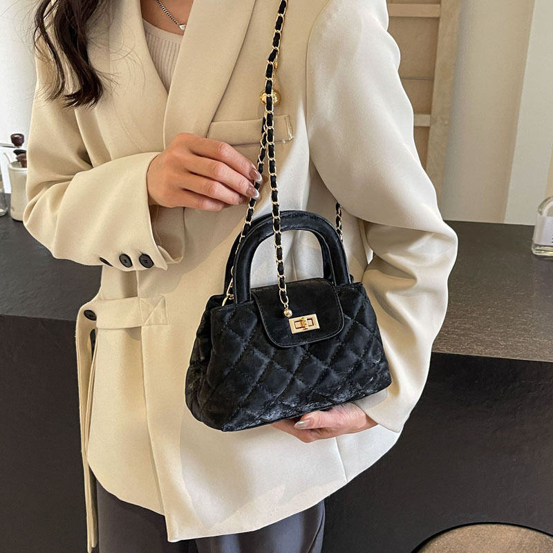 New High-quality Design Handbag For Women's Shoulder Grid Cross Style 2025 Fashion Handbagree