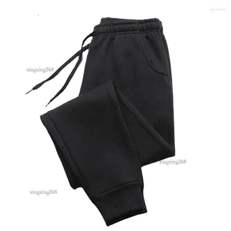 Men's Pants Mens Casual Autumn Winter Fleece Sweatpants Men Running Jogger Sports Gym Trousers Fashion Solid Color Workout Long