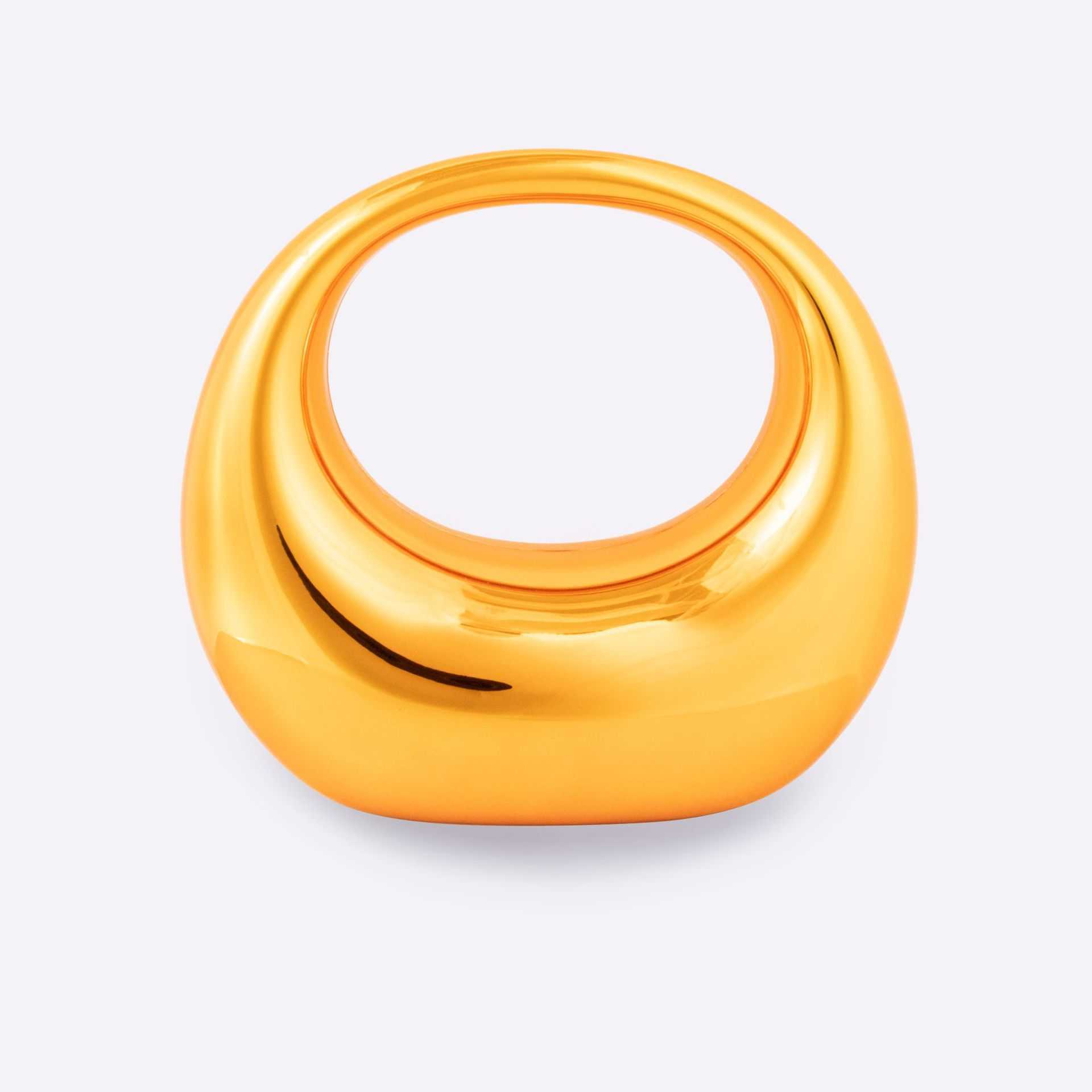 Spring/Summer New Product High end Bent Moon Bag Gold and Silver Ornament Home Decoration Handbag Acrylic Bag