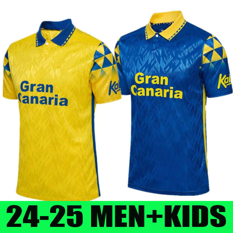 2024 2025 Las Palma Soccer Jerseys COCO PERRONE MOLEIRO MUNIR KIRIAN 24 25 Camiseta de futbol home away Football shirts Men Uniforms kids kits