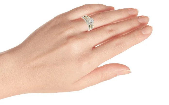 14K Yellow Gold Ring Natural White 2 Carats Jewelry Gemstone for Women Anillos De Bizuteria Wedding 14K Gold Jewelry 240323