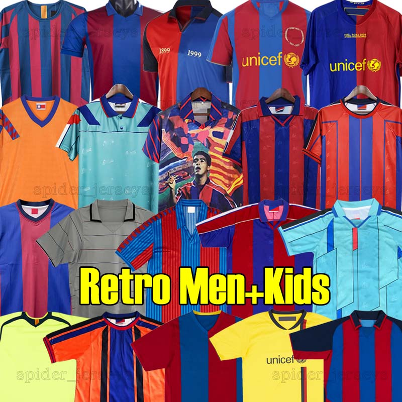XXXL 3XL RONALDINHO Retro soccer jerseys 1899 1980 1991 92 MEN Uniforms XAVI 1993 94 95 Special 2003 04 08 09 RIVALDO Iniesta finals maillot de foot 1997 Football Shirts