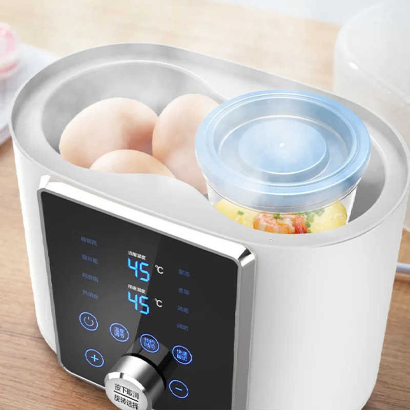 Multi function Baby Bottle Warmer Heater Sterilizer 8-in-1 Fast Milk Warmer with Timer Breast Milk or Formula Fits 2 Bottles 241118