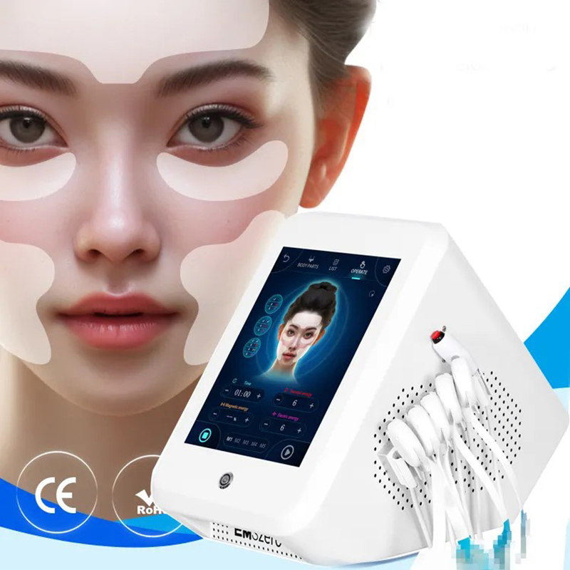 Newest 5 IN 1 Ems Machine Muscle Stimulator Face Care Wrinkle Ems Machine Beauty Salon Forehead Tighten Face Lifting Ems Cleaning Face Lines Machine