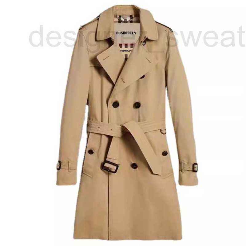 Men's Trench Coats Designer Sanderson edition mens mid length trench coat WS2C