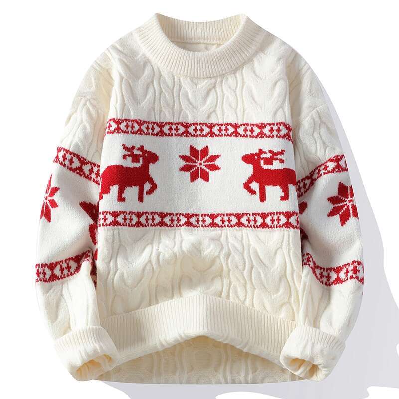 New Fall Winter High End Cashmere Sweater Men Thick Warm Mens Sweaters With Dr Korean Haruku Christmas Jumper S251110