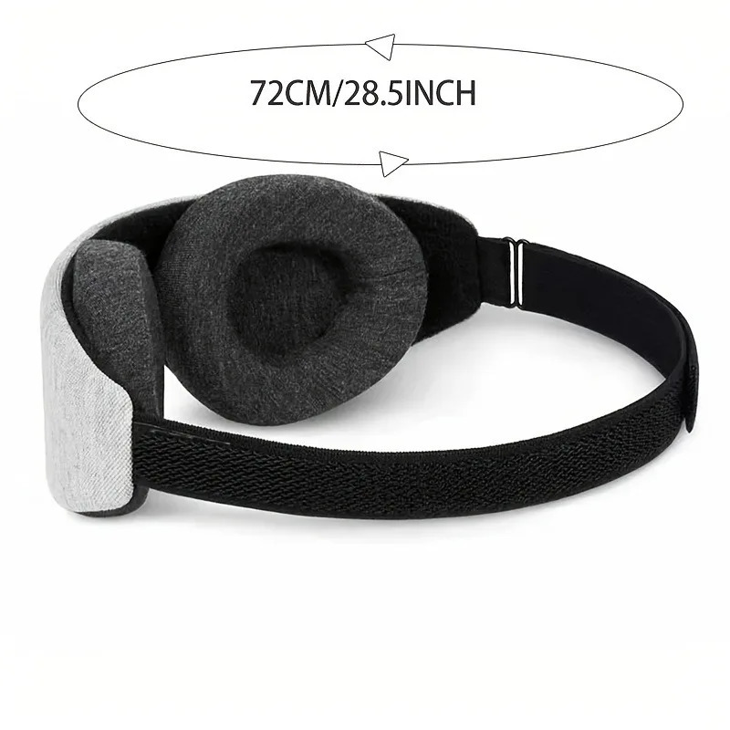 Sleep Comfortably With This 3D Contoured Eye Mask - Perfect For Side Sleepers 240419