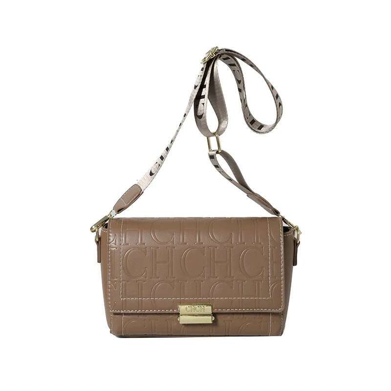 Women Trendy Flap Shoulder PU Leather Crossbody Simple Plaid Designer Messenger Bag Small Purse And Handbags Pouch 2025