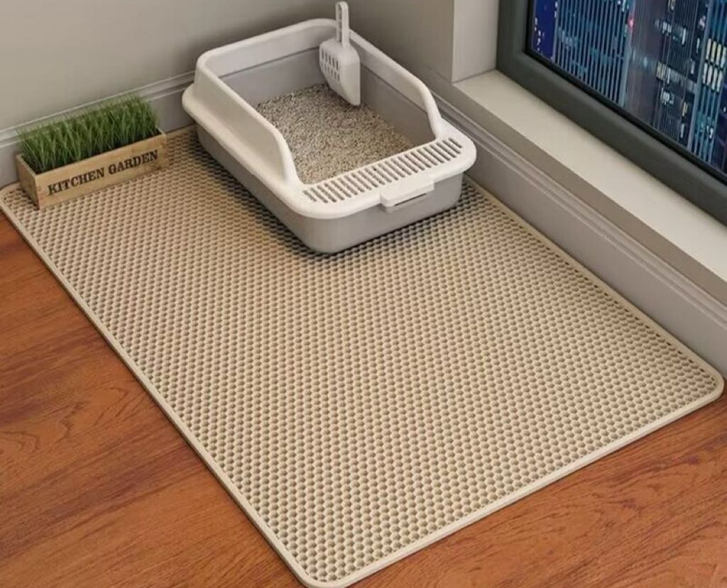 Pet Litter Mat Waterproof Double Layer Pet Non Slip Mat Washable Cat Mat Pet Supplies