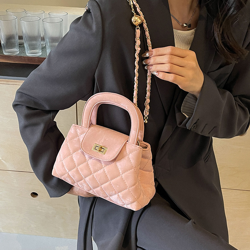 New High-quality Design Handbag For Women's Shoulder Grid Cross Style 2025 Fashion Handbagree