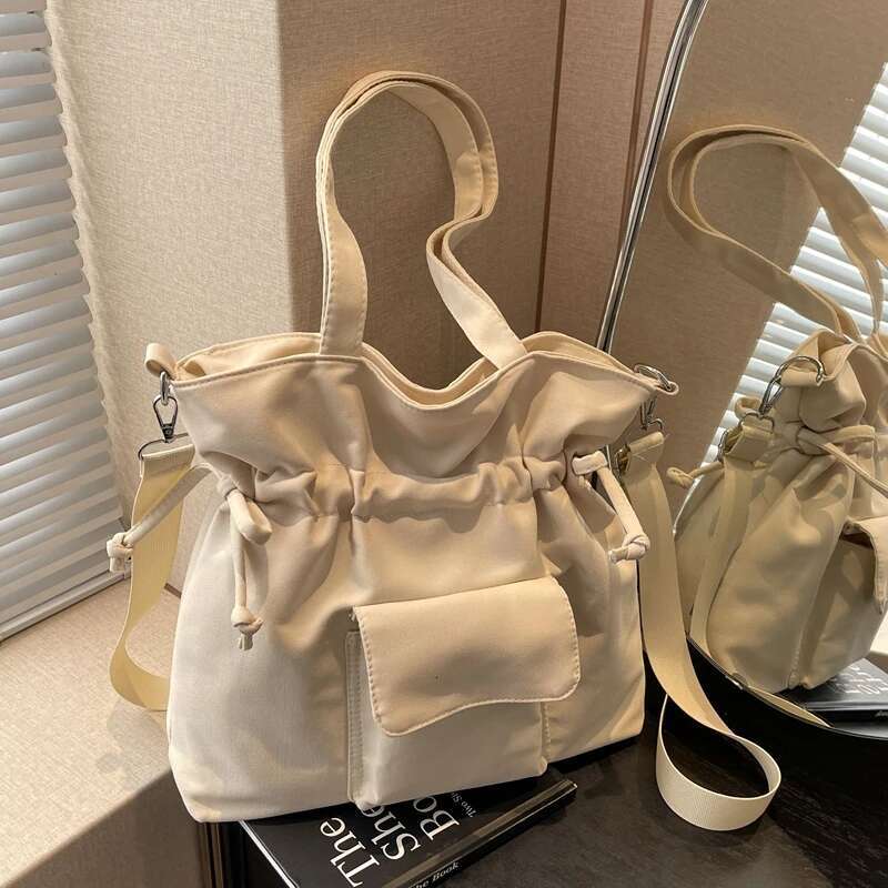 Sewing Thread Nylon Zipper Ladies Tote Simplicity Casual 2025 New Youth Shoulder Bags for Women Free Shipping Bolso Mujer