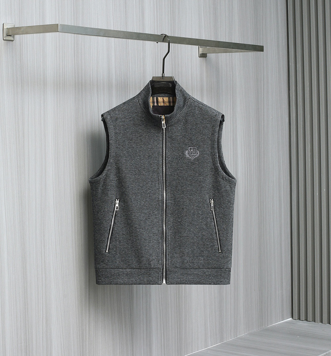 BLLIYOSS Leisure Vest Men 2024 New High Quality Old Money Minimalist Soft Exquisite Size M-3Xl Europe Italy High-End Versatile
