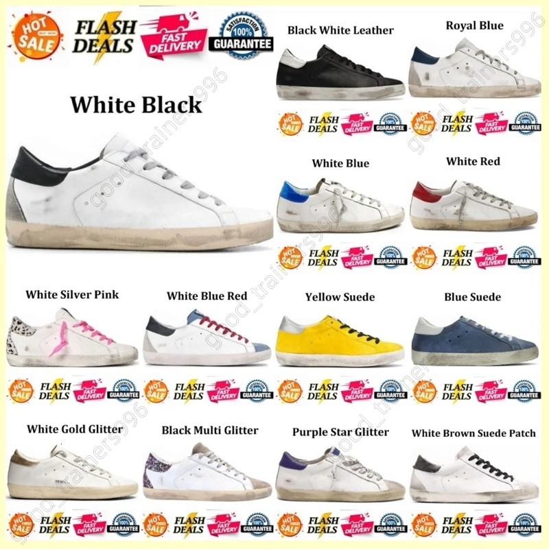 Designer shoes Casual shoes Board shoes Skateboard shoes Golden Sequin Sneakers for Women and Men Italy Classic Lace Up