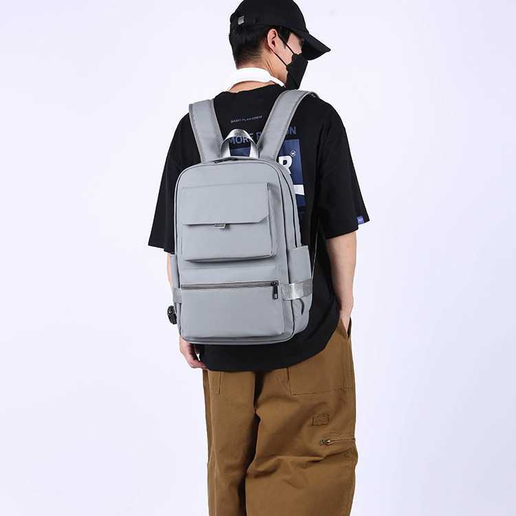 Leisure backpack, men's fashionable business backpack, college student backpack, large capacity waterproof travel backpack