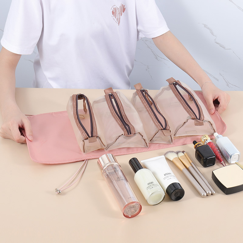 The tote bag new make-up bag four-in-one travel portable multi-functional large-capacity removable wash storage bag bag bag