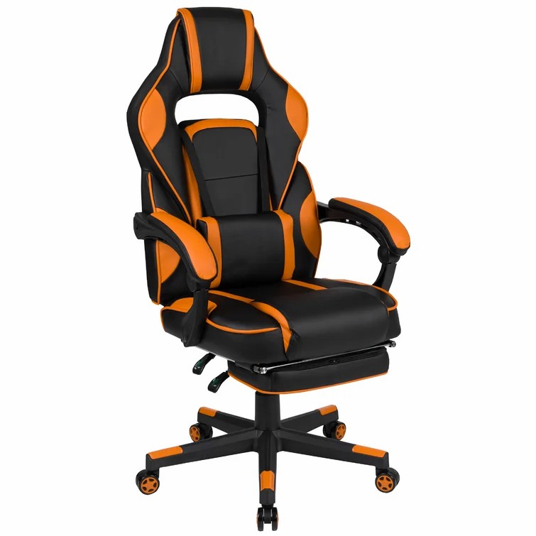 Ergonomic Gaming Chair with Adjustable Seat Height and Backrest for Enhanced Comfort