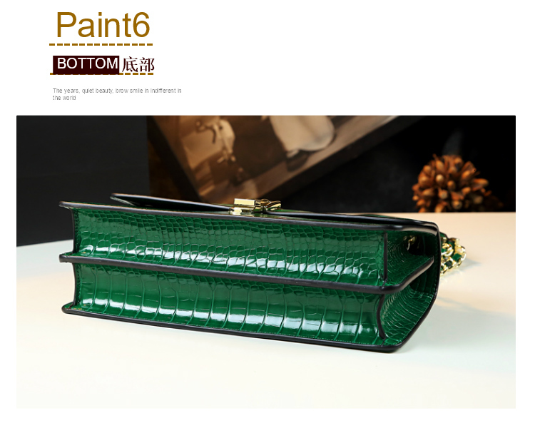 Genuine Leather Women's Fashion Brand Women Handbag Ladies Shoulder Underarm Bag High-Grade Chain Portable Tote Bags Animal Print BagVoyage