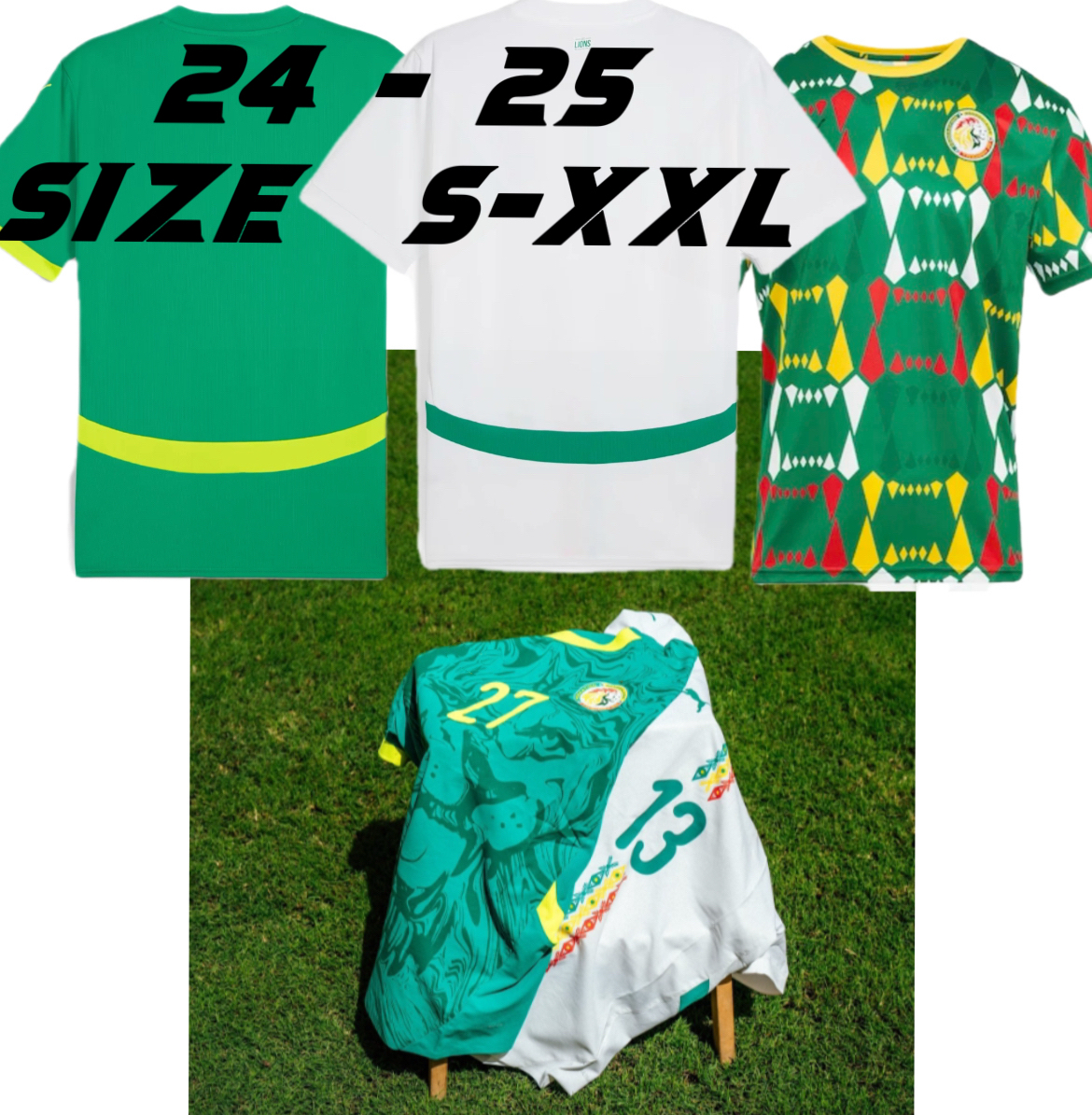 2023 2024 senegal 1 star soccer jerseys 23 24 25 national mane koulibaly gueye koulibaly sarr maillot de football shirt retro vintage classic uniform S-XXL