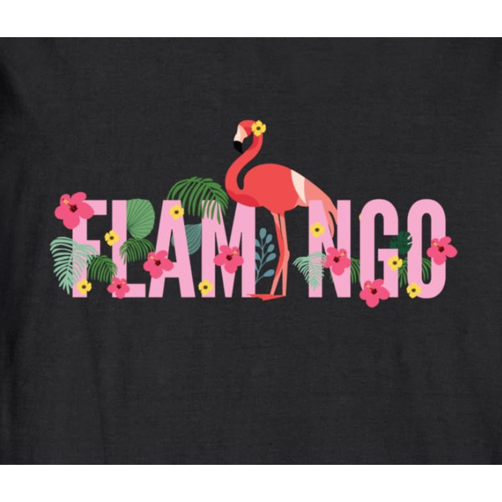 Long Sleeve Shirts for Men sweatshirt Flamingo Ornamental Floral Letters Cute Tropical Long Sleeve T-Shirt T shirt Tee Streetwear Casual tops clothes