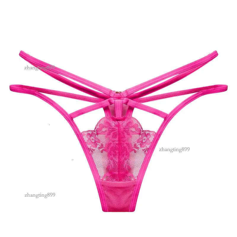 Women's Panties 25# Women Crotchless Sexy Lingerie Lace Pearl Thongs Ladies Girl Porno Underwear G-string Sex Transparent