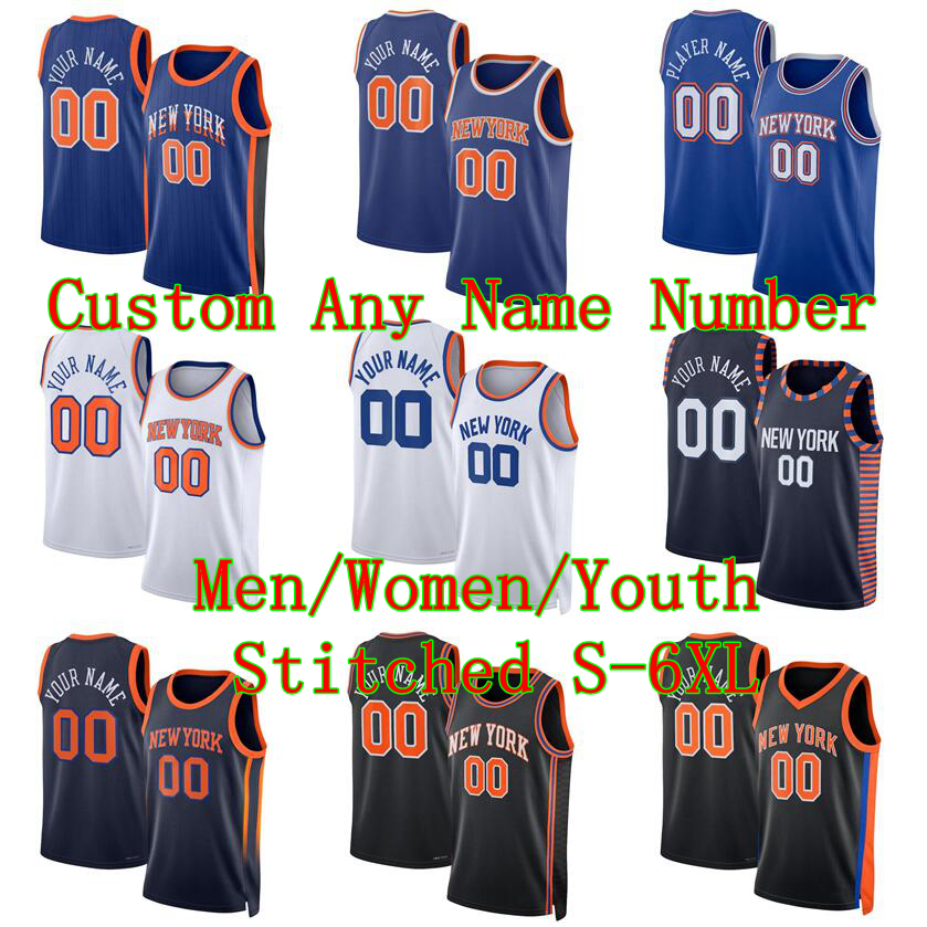 Karl-Anthony Towns Jalen Brunson Stitched Basketball Jerseys any name any numebr 2023/24 fans city jerseys Men youth women S-6XL