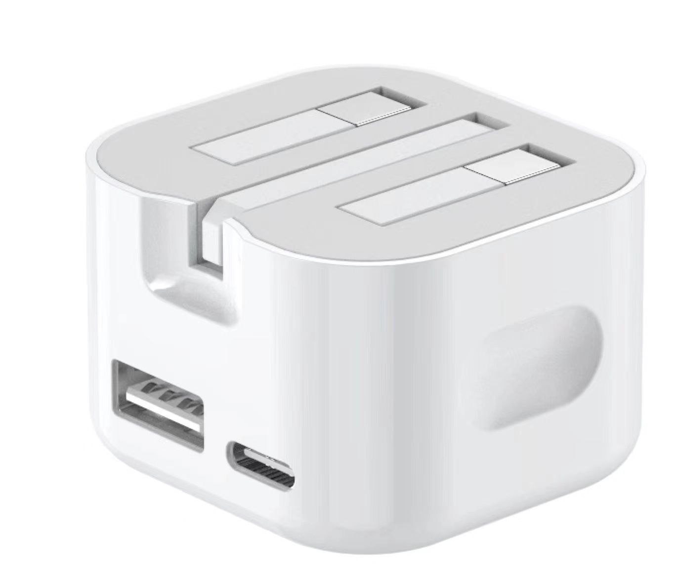 35W Dual Port A+C Fast Charging Charger Foldable USB & Type C Uk Plug Universal PD Wall Charger Block For Iphone Ipad Samsung Xiaomi Power Adapter