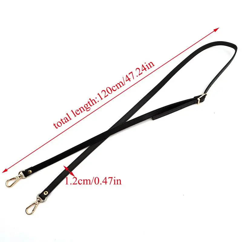 120cm Long Adjustable PU Leather Bag Strap Women Shoulder Replacement For Crossbody Bags Accessories 241118