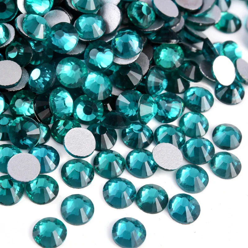 Full size blue zircon nail art rhinestone loose for nail glitter with glass crystal stone for nail art decoration H0939 241119