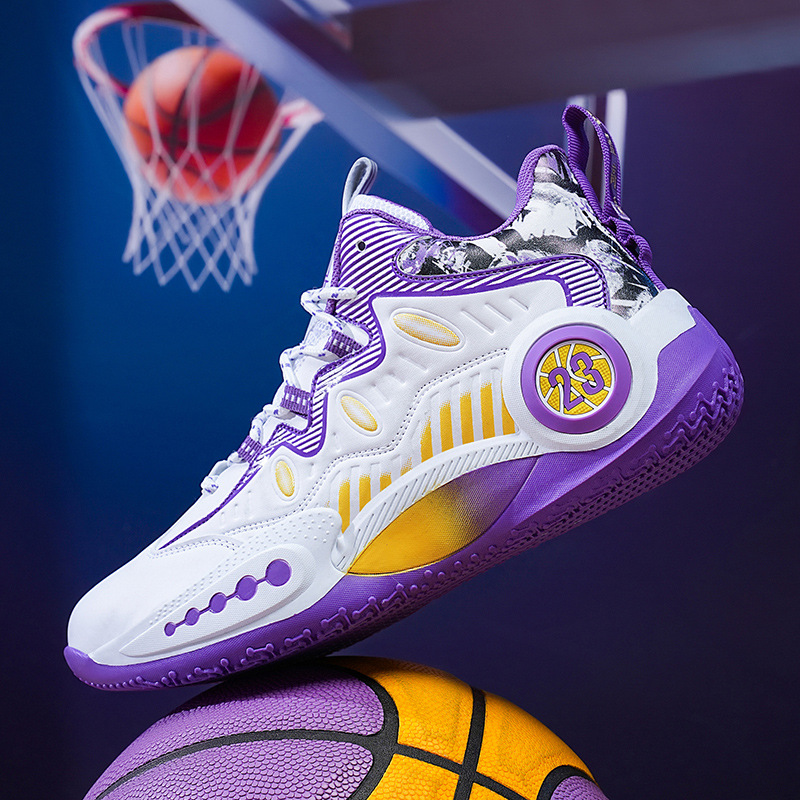 Basketball shoes, green sneakers, anti-slip, wear-resistant, shock-absorbing, professional competitions, practical sports shoes shipping free