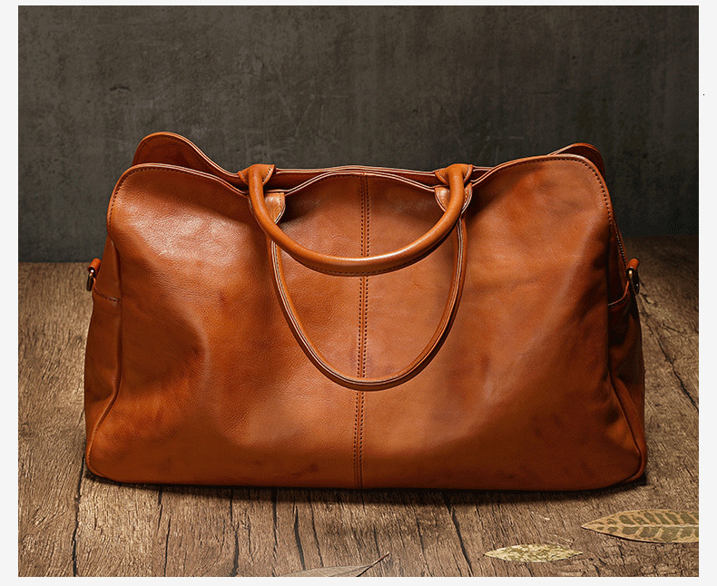 Genuine Leather Women Handbags Cowhide Large Capacity Lady Laptop Travel Bag Business Briefcase Lage Shoulder Bags Big Tote BagVoyage