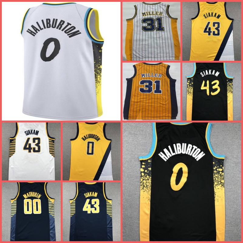 Tyrese Haliburton Basketball Jersey T.J. McConnell Pascal Siakam Kendall Johnny