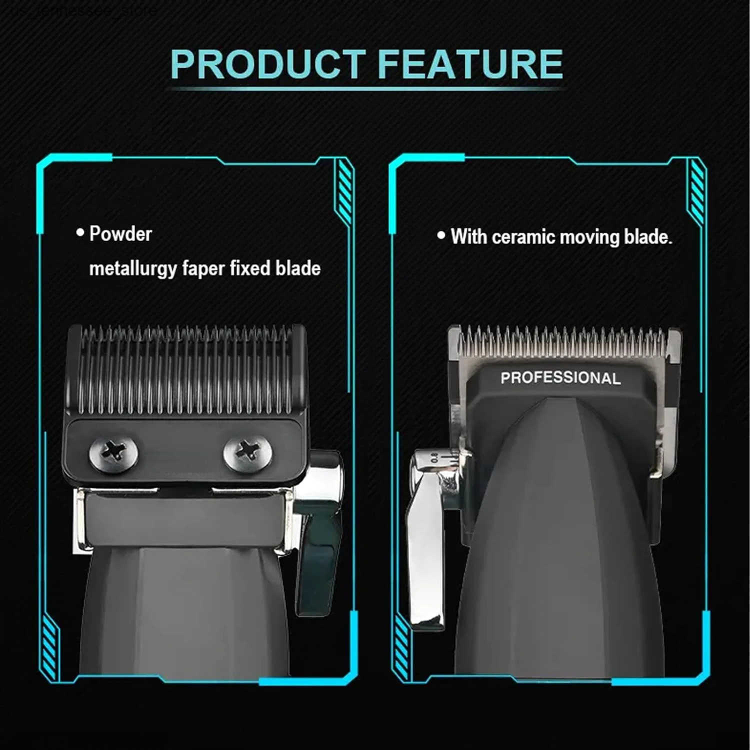Hair Clippers VGR Hair Trimmer Professional Barber Hair Cutting Machine Cordless Hair Clipper Haircut Digital Display Trimmer for Men V-003 J241119