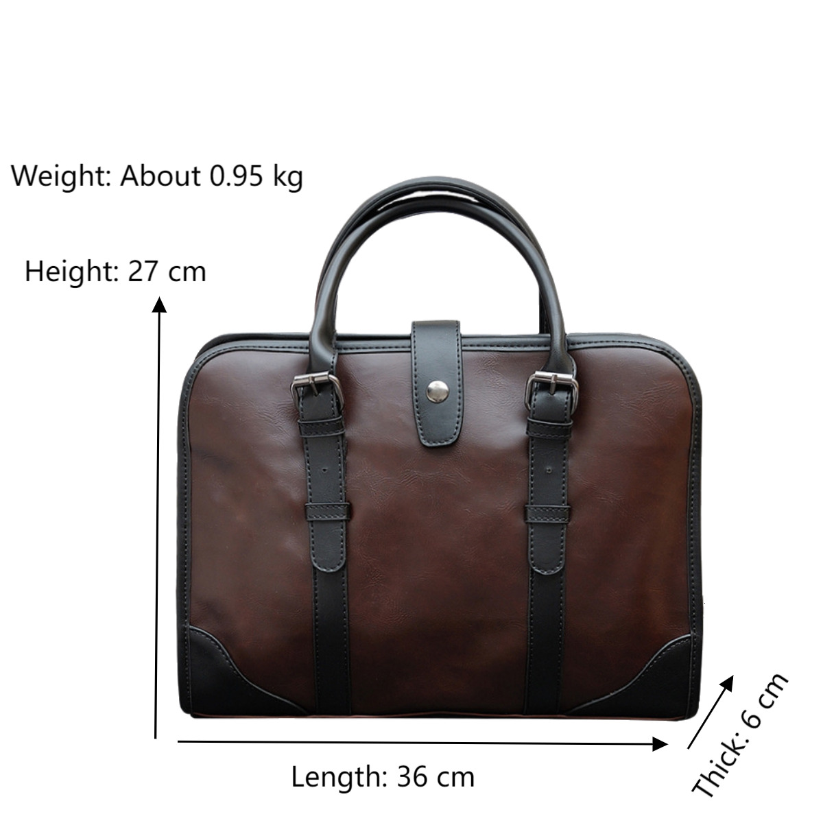 Free Shipping Briefcase 14 Inch Laptop Designer Suitcase Men's Business Office Crossbody Bag