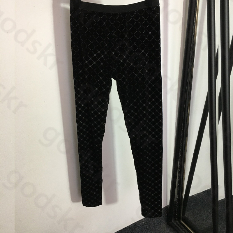 Velvet Yoga Tracksuit Women Silver Letter Plaid Sports Vest Sexy Stretch Leggings Beach Slim Swimwear