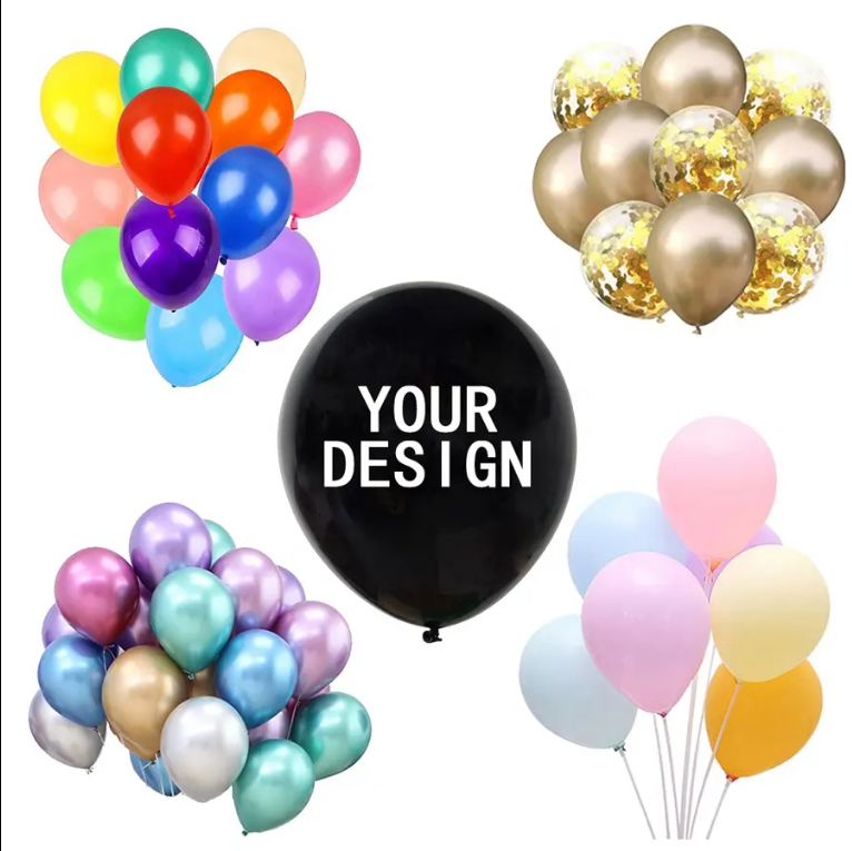 Free Shipping Custom Logo Latex Balloons 10/12/18/36 Inch Personalized Printed Balloons for Wedding Birthday Party Advertising